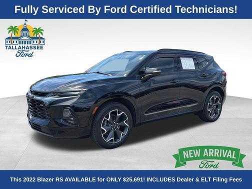 Black 2022 Chevrolet Blazer RS