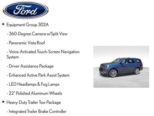 Blue Metallic 2018 Ford Expedition Limited