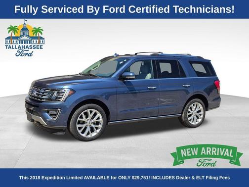 Blue Metallic 2018 Ford Expedition Limited