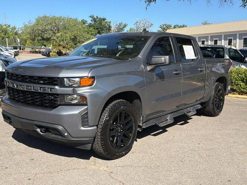 Satin Steel Metallic 2022 Chevrolet Silverado 1500 Limited Custom