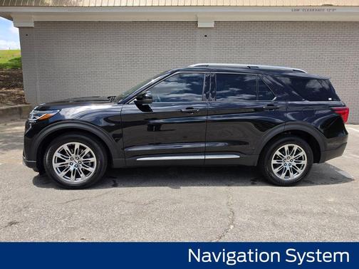 Agate Black Metallic 2026 Ford Explorer Platinum