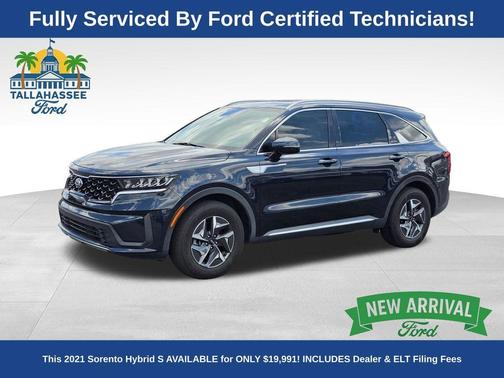 Gravity Blue 2021 Kia Sorento Hybrid S