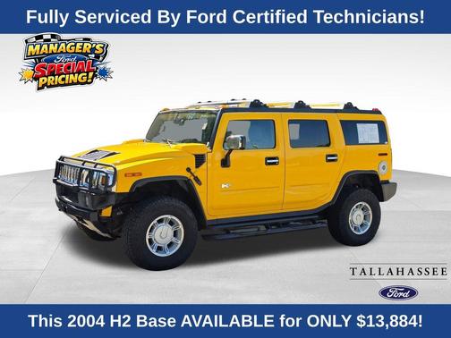 Yellow 2004 Hummer H2