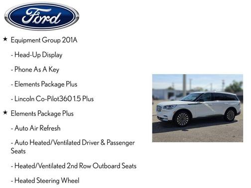 White Metallic 2022 Lincoln Aviator Reserve RWD