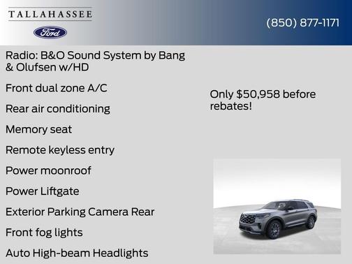 2025 Ford Explorer Platinum