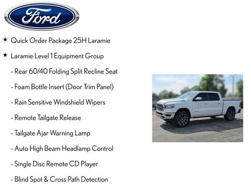 Ivory White 2019 RAM 1500 Laramie