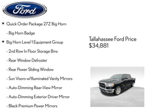 Diamond Black 2022 RAM 1500 Big Horn