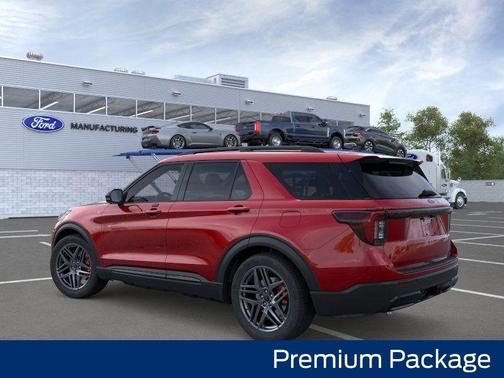 Rapid Red Metallic Tinted Clearcoat 2026 Ford Explorer ST-Line
