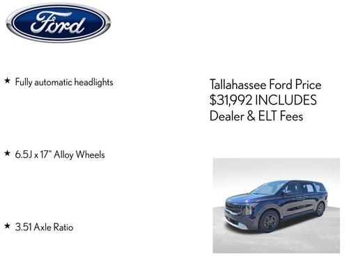 Deep Chroma Blue 2025 Kia Carnival LXS