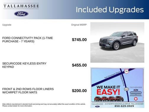 Carbonized Gray Metallic 2026 Ford Explorer Platinum