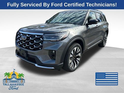 Carbonized Gray Metallic 2026 Ford Explorer Platinum