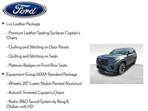 Carbonized Gray Metallic 2026 Ford Explorer Platinum