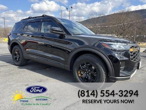 Agate Black Metallic 2026 Ford Explorer Tremor