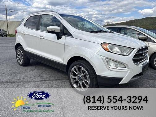 White 2019 Ford EcoSport Titanium