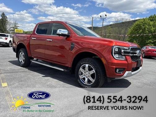 Hot Pepper Red Metallic Tinted Clearcoat 2024 Ford Ranger Lariat