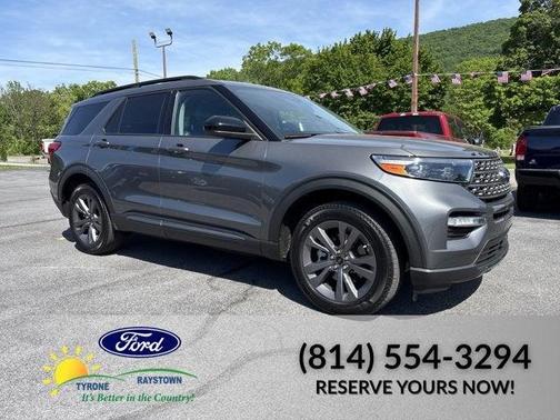 Gray 2023 Ford Explorer XLT