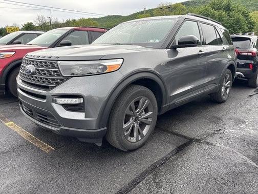 Gray 2023 Ford Explorer XLT
