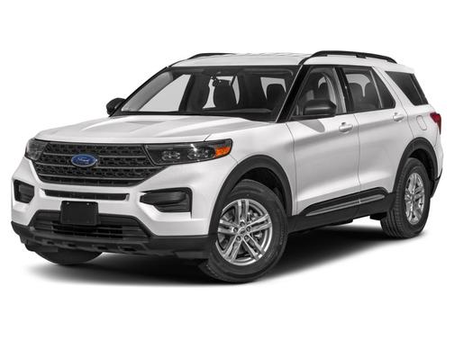 Gray 2023 Ford Explorer XLT