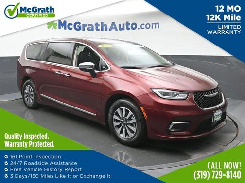 Velvet Red Pearlcoat 2023 Chrysler Pacifica Hybrid Limited