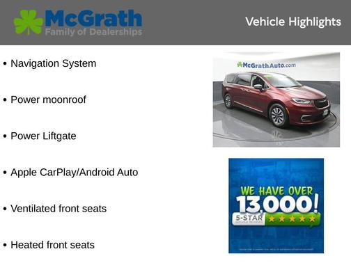 Velvet Red Pearlcoat 2023 Chrysler Pacifica Hybrid Limited