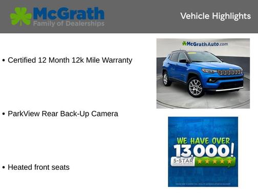 Hydro Blue Pearlcoat 2025 Jeep Compass Limited