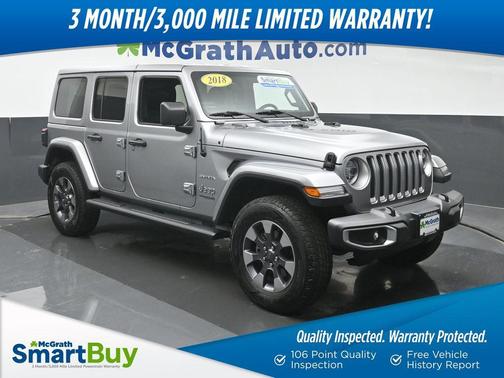 Billet Silver Metallic Clearcoat 2018 Jeep Wrangler Unlimited Sahara