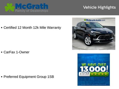 Ebony Twilight Metallic 2025 Buick Encore GX Preferred