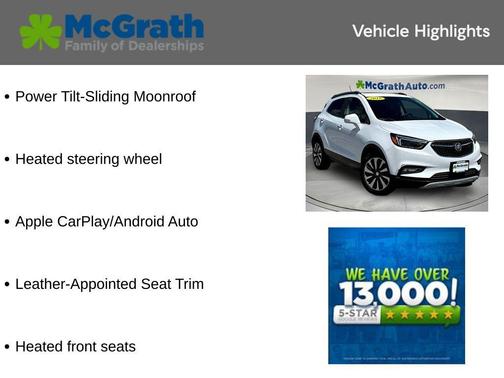 Summit White 2018 Buick Encore Essence