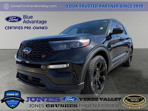 AGATE BLACK METALLIC 2022 Ford Explorer ST