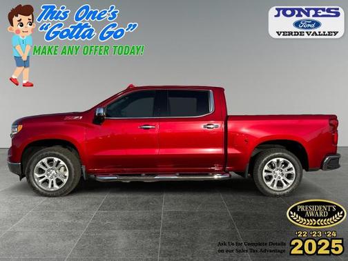 Radiant Red 2025 Chevrolet Silverado 1500 LTZ