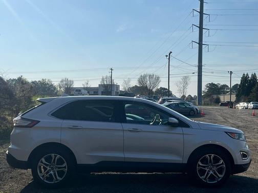 White Platinum 2017 Ford Edge Titanium