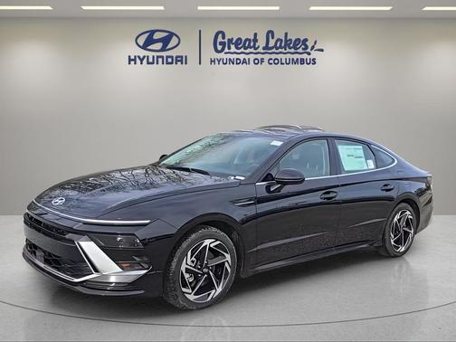 Black 2026 Hyundai SONATA SEL Sport