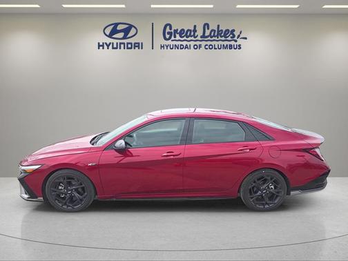 Red 2024 Hyundai ELANTRA N Line