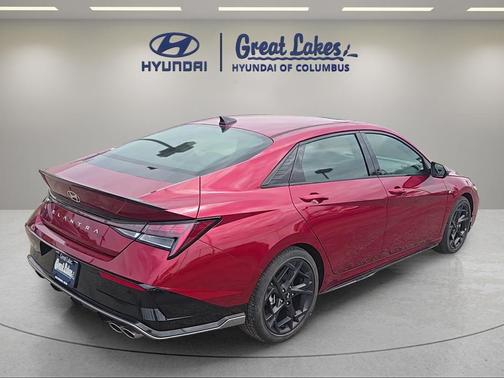 Red 2024 Hyundai ELANTRA N Line