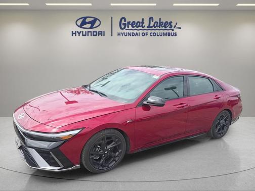 Red 2024 Hyundai ELANTRA N Line