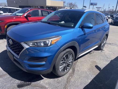 Aqua Blue 2020 Hyundai TUCSON SEL