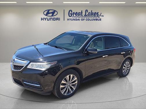 Crystal Black Pearl 2015 Acura MDX 3.5L Technology Package