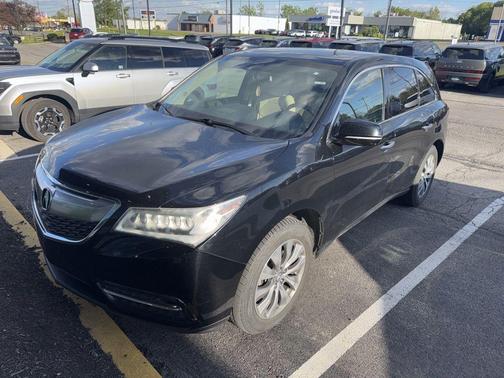 Crystal Black Pearl 2015 Acura MDX 3.5L Technology Package