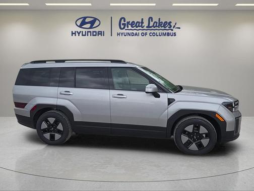 Shimmering Silver 2026 Hyundai SANTA FE HEV SEL