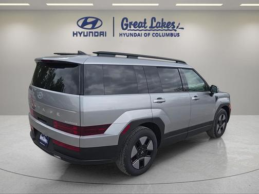 Shimmering Silver 2026 Hyundai SANTA FE HEV SEL