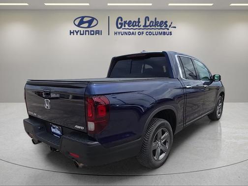 Obsidian Blue Pearl 2022 Honda Ridgeline RTL-E