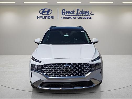 Serenity White Pearl 2023 Hyundai SANTA FE HEV SEL Premium