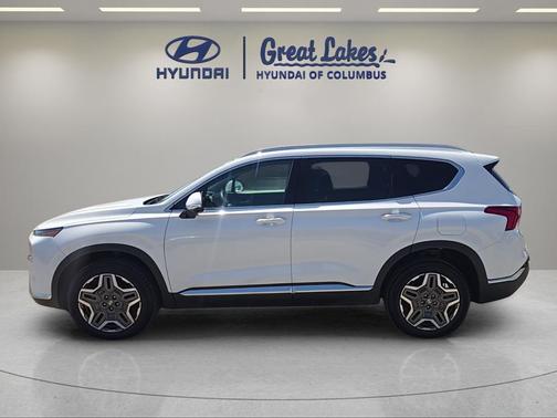 Serenity White Pearl 2023 Hyundai SANTA FE HEV SEL Premium