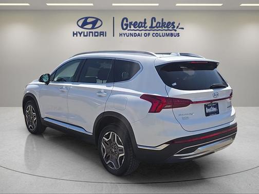 Serenity White Pearl 2023 Hyundai SANTA FE HEV SEL Premium