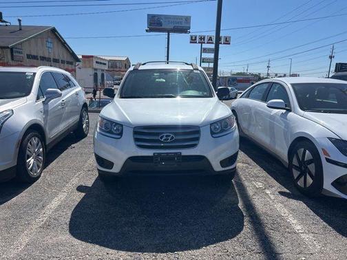 Glacier White 2012 Hyundai SANTA FE GLS