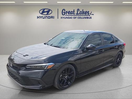 Crystal Black Pearl 2022 Honda Civic Sport
