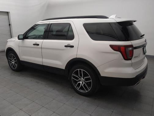 White Platinum Metallic Tri-Coat 2016 Ford Explorer Sport