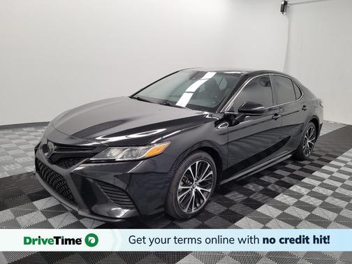 Midnight Black Metallic 2019 Toyota Camry SE