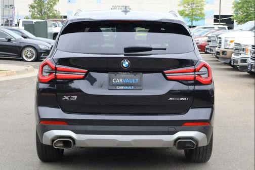 Black 2022 BMW X3 xDrive30i