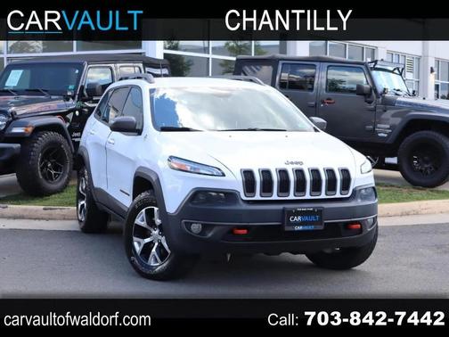 Bright White Clearcoat 2014 Jeep Cherokee Trailhawk